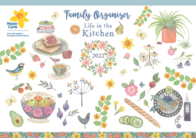 Life in the Kitchen Month-to-View A4 Planner Calendar 2022, Calendar Book