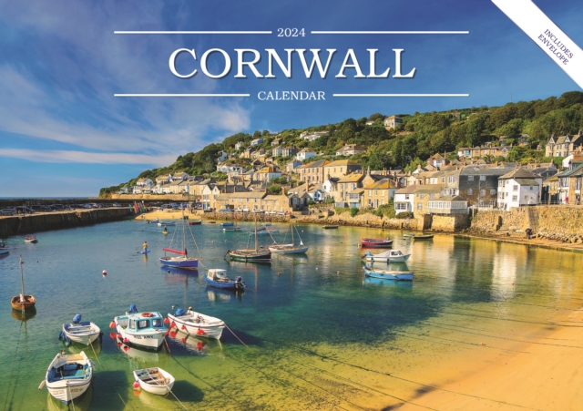 Cornwall A5 Calendar 2024, Calendar Book