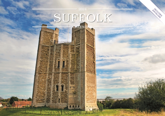 Suffolk A5 Calendar 2024, Calendar Book