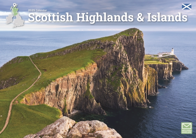 Scottish Highlands & Islands A4 Calendar 2025, Paperback Book