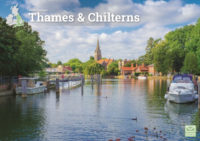 Thames & Chilterns A4 Calendar 2025, Paperback Book