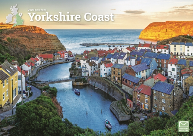 Yorkshire Coast A4 Calendar 2025, Paperback Book