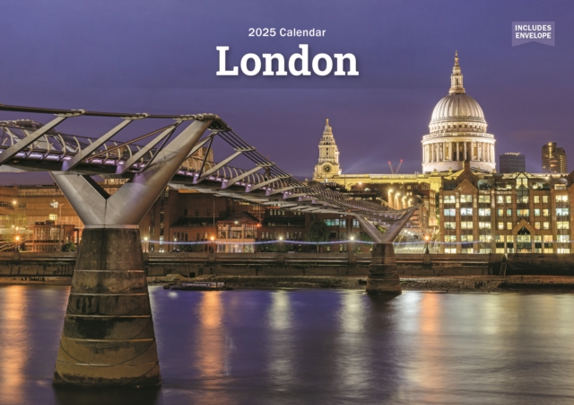 London A5 Calendar 2025, Paperback Book