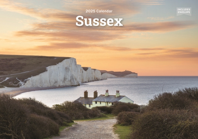 Sussex A5 Calendar 2025, Paperback Book