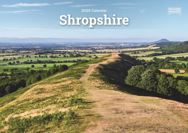 Shropshire A5 Calendar 2025, Paperback Book