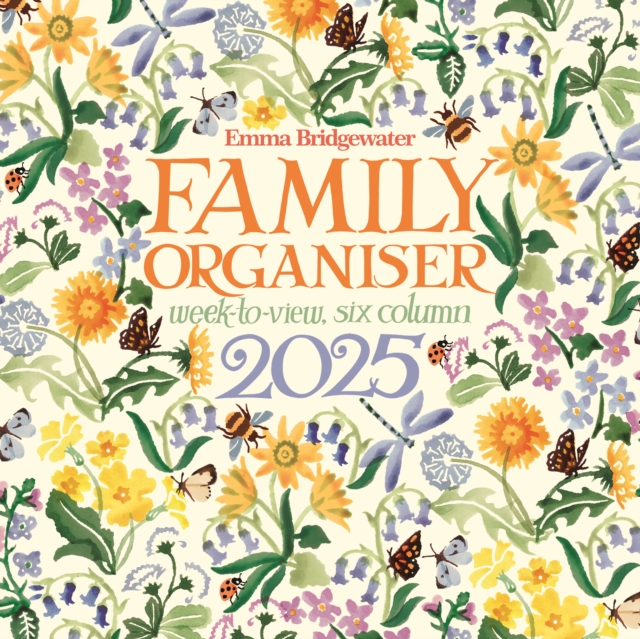 Emma Bridgewater Wildflowers Week-to-View Planner Wall Calendar 2025, Paperback Book