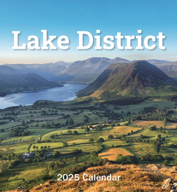 Lake District Mini Easel Desk Calendar 2025, Paperback Book