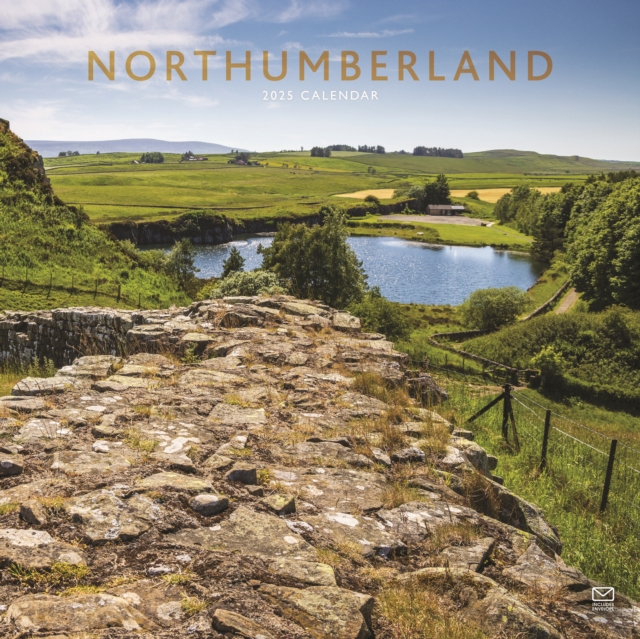Northumberland Square Wall Calendar 2025, Paperback Book