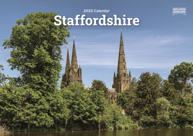 Staffordshire A5 Calendar 2025, Paperback Book