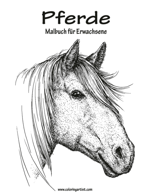 Pferdemalbuch fur Erwachsene 1, Paperback / softback Book
