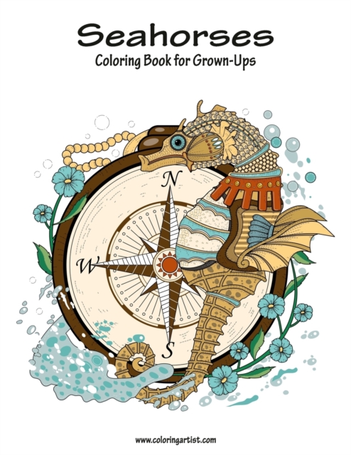 Seahorses Coloring Book for Grown-Ups 1, Paperback / softback Book