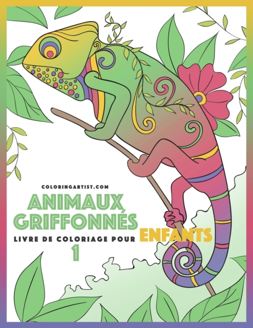 Livre de coloriage pour enfants Animaux griffonnes 1, Paperback / softback Book