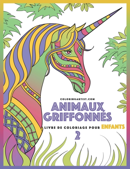 Livre de coloriage pour enfants Animaux griffonnes 2, Paperback / softback Book