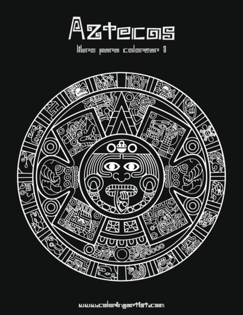 Aztecas libro para colorear 1, Paperback / softback Book