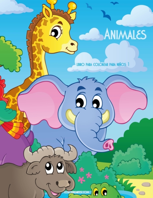 Animales libro para colorear para ninos 1, Paperback / softback Book