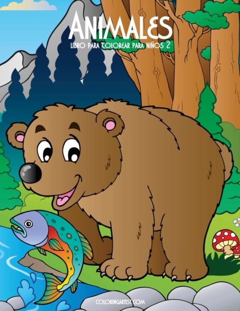 Animales libro para colorear para ninos 2, Paperback / softback Book