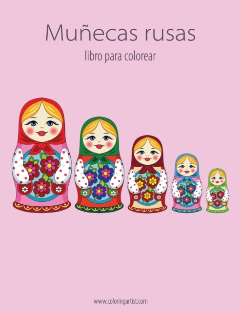 Munecas rusas libro para colorear 1, Paperback / softback Book