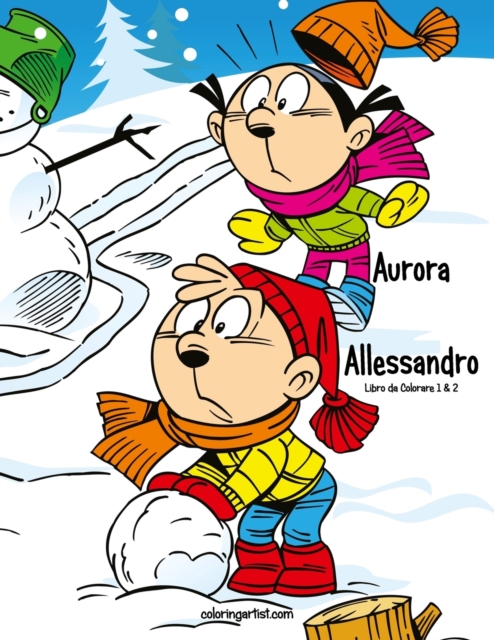 Aurora e Allessandro Libro da Colorare 1 & 2, Paperback / softback Book