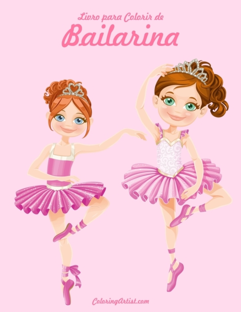 Livro para Colorir de Bailarina 1, Paperback / softback Book