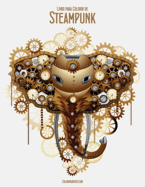 Livro para Colorir de Steampunk 1, Paperback / softback Book