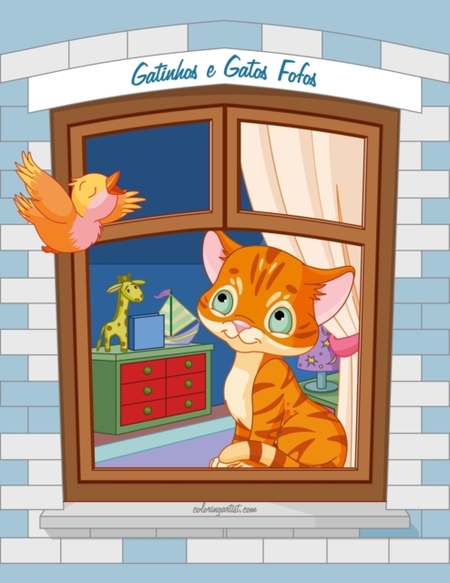 Livro para Colorir de Gatinhos e Gatos Fofos 1, 2 & 3, Paperback / softback Book