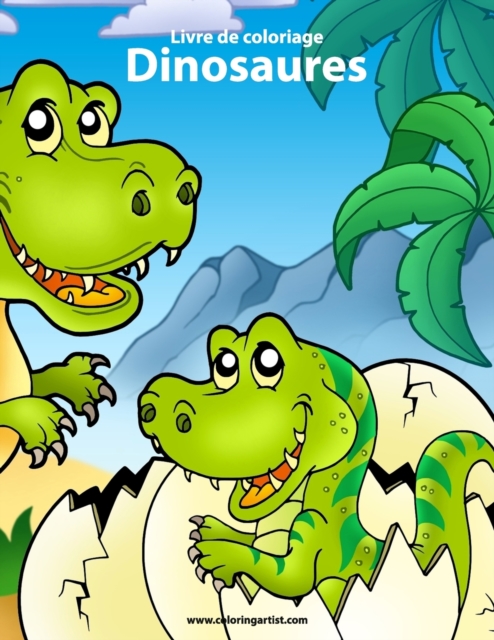 Livre de coloriage Dinosaures 1, Paperback / softback Book