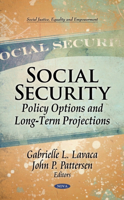 Social Security : Policy Options and Long-Term Projections, PDF eBook