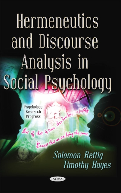 Hermeneutics & Discourse Analysis in Social Psychology, Paperback / softback Book