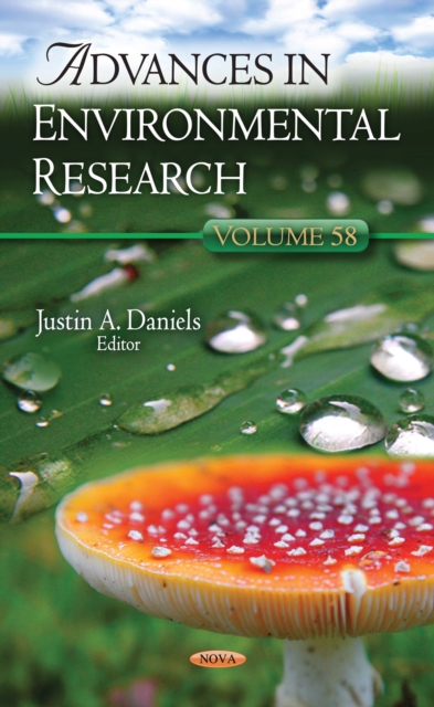 Advances in Environmental Research. Volume 58, PDF eBook