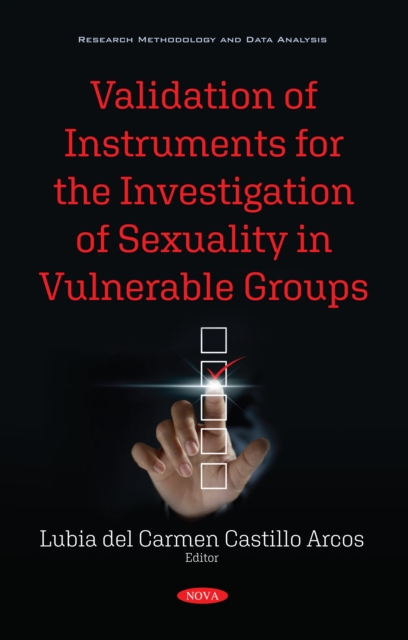 Validation of Instruments for the Investigation of Sexuality in Vulnerable Groups, PDF eBook