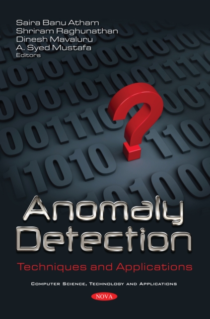 Anomaly Detection: Techniques and Applications, PDF eBook
