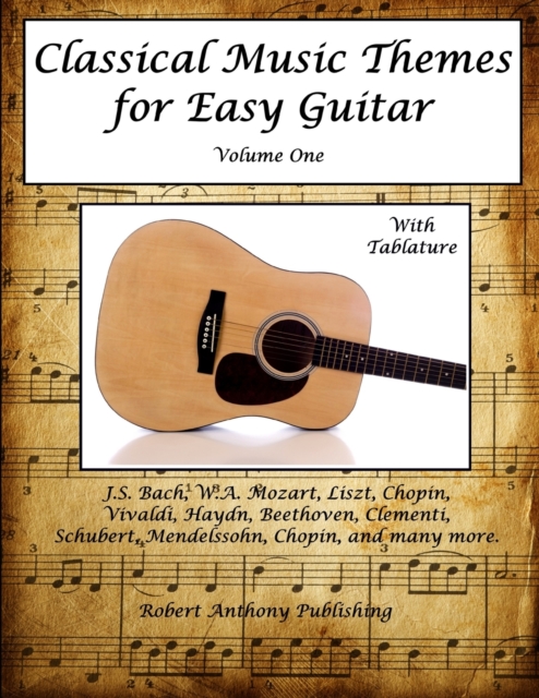 Classical Music Themes for Easy Guitar, Paperback / softback Book