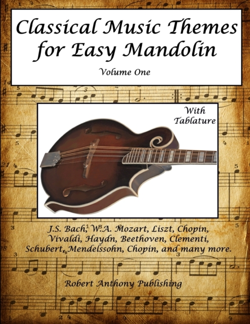Classical Music Themes for Easy Mandolin Volume One, Paperback / softback Book