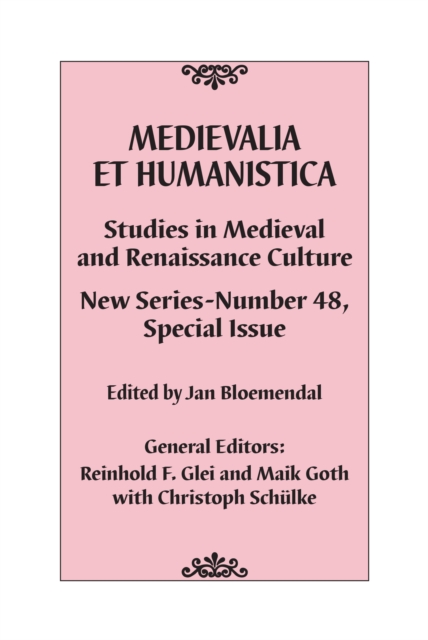 Medievalia et Humanistica, No. 48 : Studies in Medieval and Renaissance Culture: New Series, Hardback Book