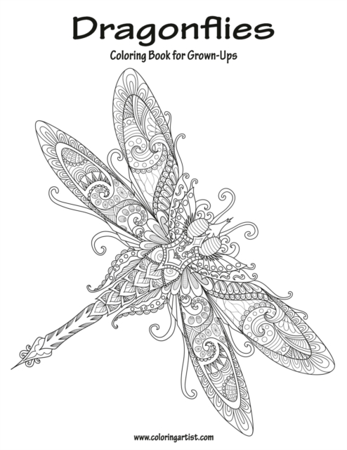 Dragonflies Coloring Book for Grown-Ups 1, Paperback / softback Book