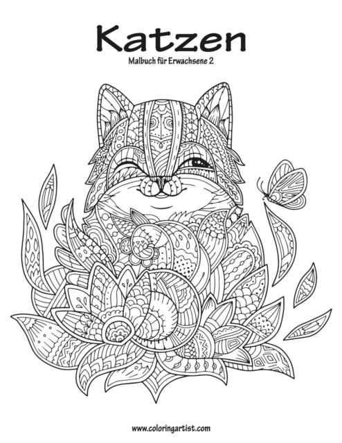 Katzenmalbuch fur Erwachsene 2, Paperback / softback Book
