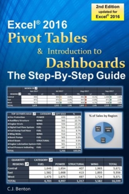 Excel Pivot Tables & Introduction To Dashboards The Step-By-Step Guide, Paperback / softback Book