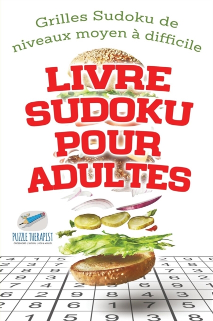 Livre Sudoku pour adultes Grilles Sudoku de niveaux moyen a difficile, Paperback / softback Book