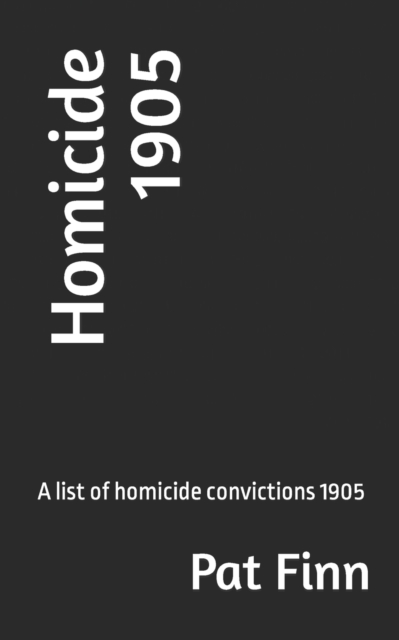 Homicide 1905, Paperback / softback Book