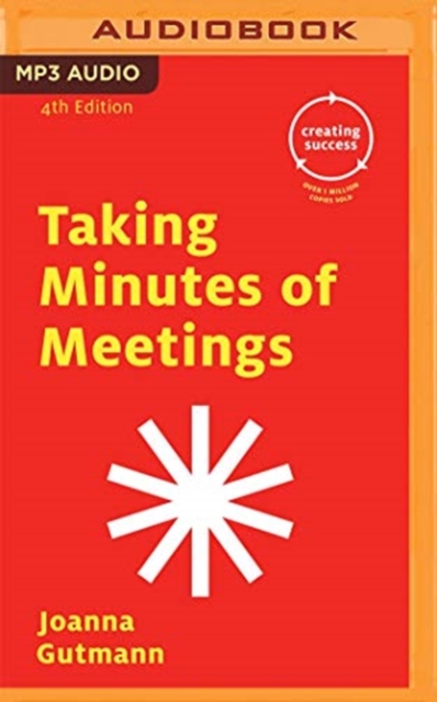 TAKING MINUTES OF MEETINGS, CD-Audio Book