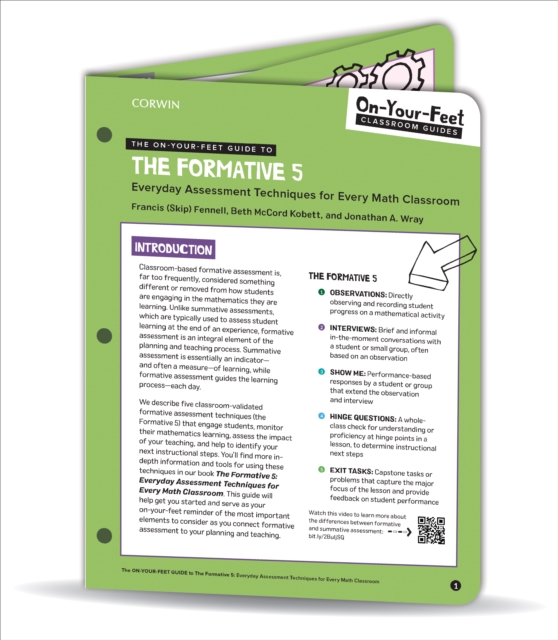 The On-Your-Feet Guide to The Formative 5 : Everyday Assessment Techniques for Every Math Classroom, Loose-leaf Book