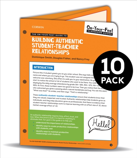 BUNDLE: Smith: The On-Your-Feet Guide to Building Authentic Student-Teacher Relationships: 10 Pack, Book Book