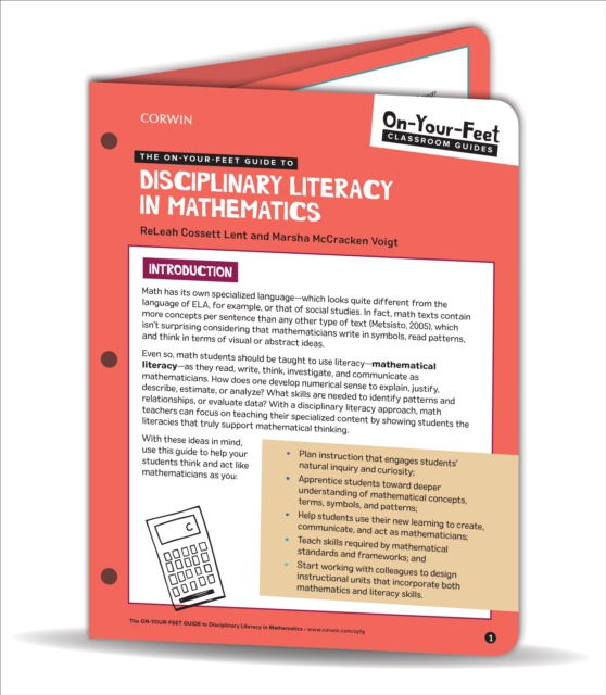 The On-Your-Feet Guide to Disciplinary Literacy in Mathematics, Loose-leaf Book