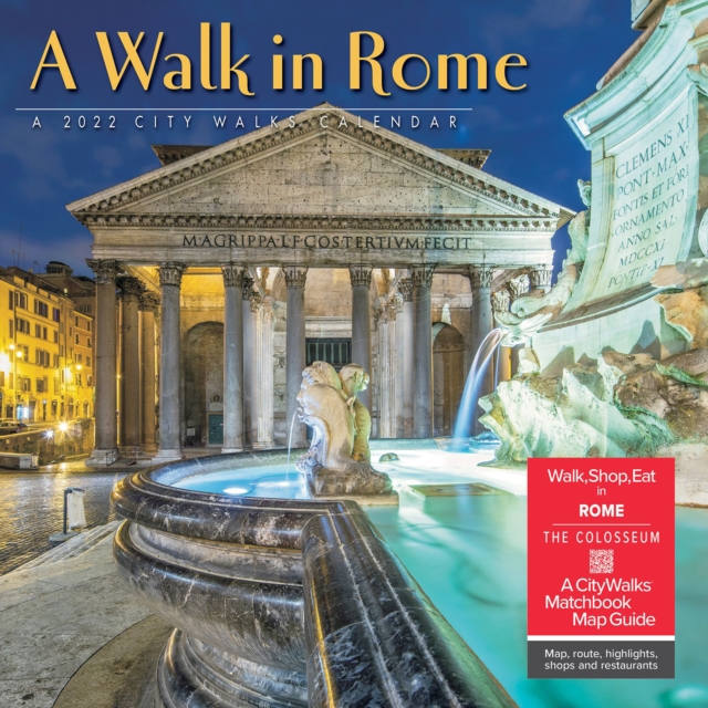 A Walk in Rome 2022 Wall Calendar, Calendar Book