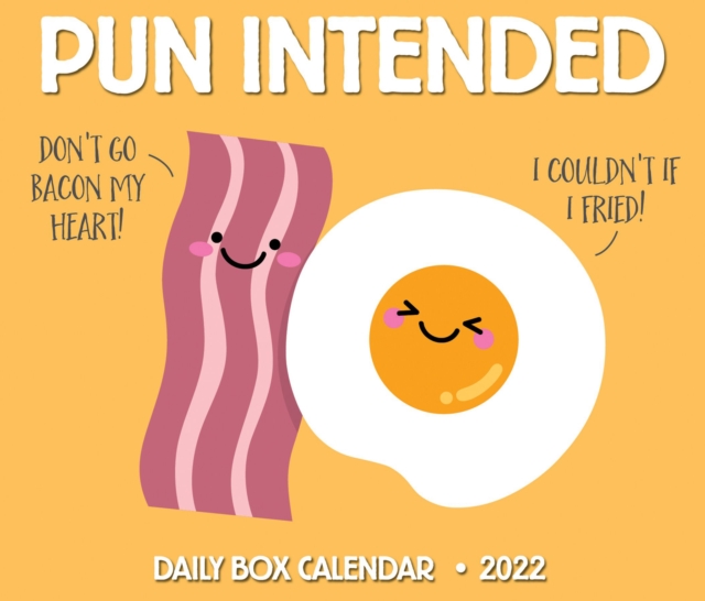 Pun Intended 2022 Box Calendar - Daily Pun Humor Desktop, Calendar Book