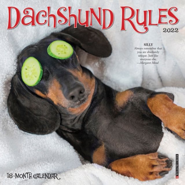 Dachshund Rules 2022 Mini Wall Calendar (Dog Breed), Calendar Book