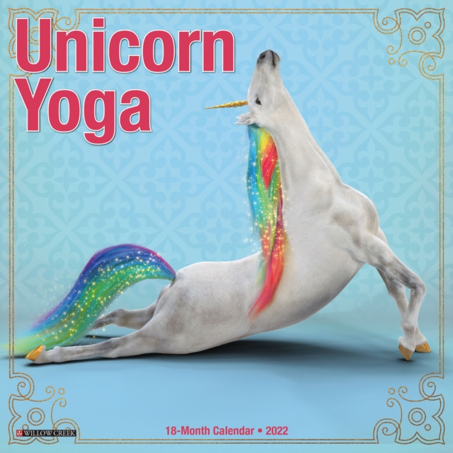 Unicorn Yoga 2022 Mini Wall Calendar, Calendar Book