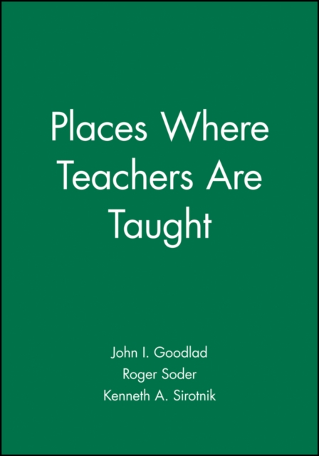Places Where Teachers Are Taught, Hardback Book