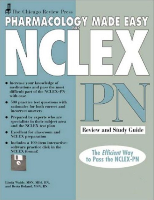 Chicago Review Press Pharmacology Made Easy for NCLEX-PN Review and Study Guide, Paperback / softback Book