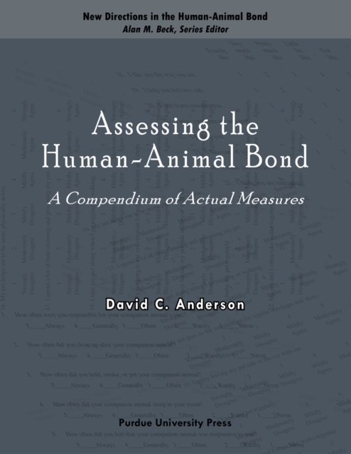 Assessing the Human-animal Bond : A Compendium of Actual Measures, Paperback / softback Book